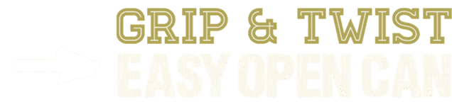 Grip & Twist Easy Open Can